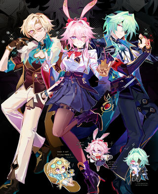 HSR Phase 2 Anniversary trio